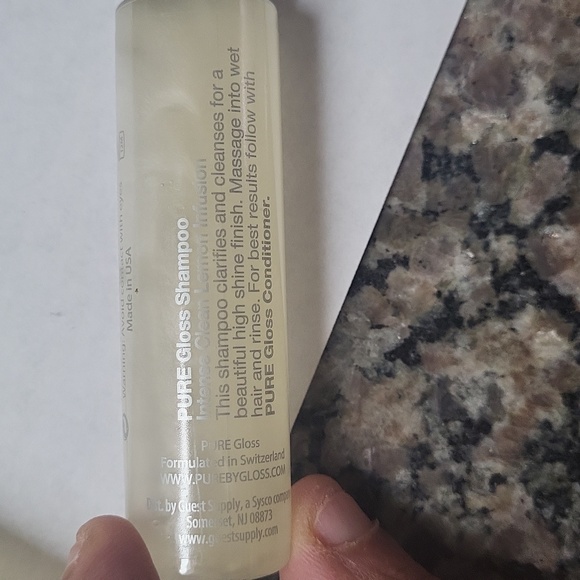 Pure By Gloss shampoo lot of 10 new 28 ml each new travel clean lemon infused - Picture 8 of 9